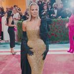 Khloe’s Met Gala gown on The Kardashians