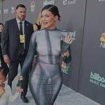 Kylie’s silver metallic dress on The Kardashians