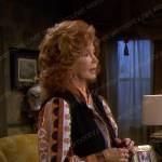 Maggie’s printed blouse on Days of our Lives