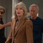 Marlena’s brown blazer on Days of our Lives