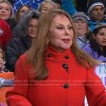 Marlo Thomas’s red coat on Today