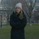 Michaela’s black puffer coat on Manifest