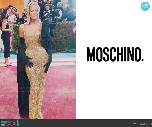 Moschino Custom Dress worn by Khloe Kardashian (Khloe Kardashian) on The Kardashians