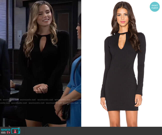 Motel Jardine Dress worn by Sasha Gilmore (Sofia Mattsson) on General Hospital