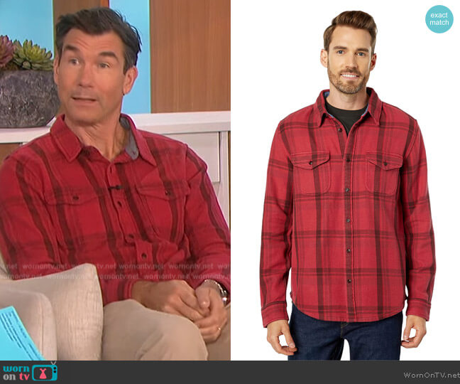 Outerknown Blanket Shirt worn by Jerry O'Connell on The Talk