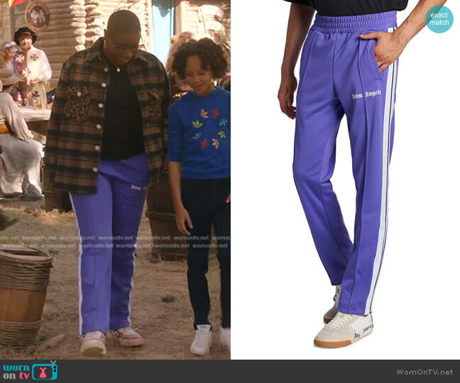 Palm Angels Classic Polyester Track Pants worn by Henrietta Wilson (Aisha Hinds) on 9-1-1