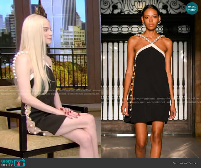 PatBo Spring 2023 Runway Collection worn by Anya Taylor-Joy on Live with Kelly and Ryan