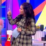 Gretta Monahan’s plaid dress on The View