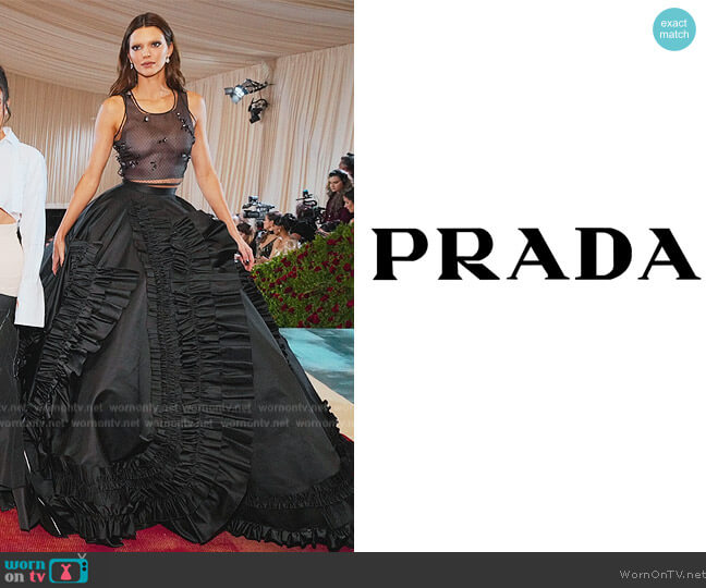Prada: Kendall Jenner In PRADA At The MET Gala - Luxferity