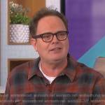 Rainn Wilson’s plaid jacket on The Talk