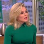 Sara’s green layered sweater on The View
