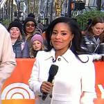 Sheinelle’s white coat on Today