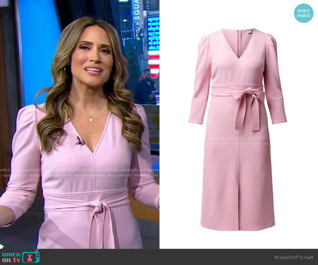 Shoshanna Damia Dress worn by Rhiannon Ally on Good Morning America