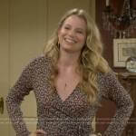 Summer’s floral wrap top on The Young and the Restless