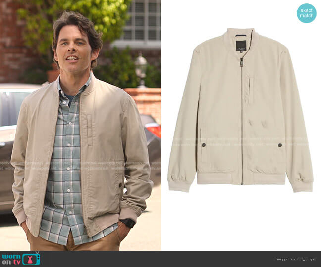 Ted Baker Bars Canvas Jacket worn by Ben (James Marsden) on Dead to Me