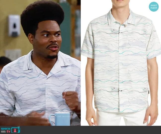 Ted Baker Briary Shirt worn by Carter (Julian Gant) on Call Me Kat