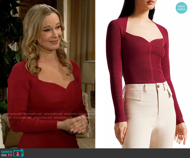 Ted Baker Helenh Top worn by Donna Logan (Jennifer Gareis) on The Bold and the Beautiful