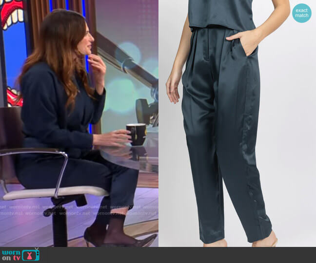 WornOnTV: Lake Bell’s navy top and pants set on CBS Mornings | Clothes ...