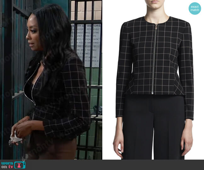 WornOnTV: Jordan’s windowpane check jacket on General Hospital ...