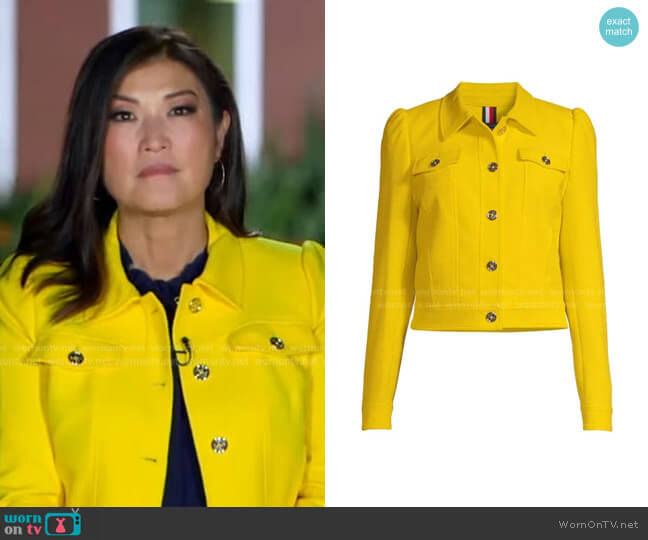 WornOnTV: Juju’s yellow jacket on Good Morning America | Clothes and ...