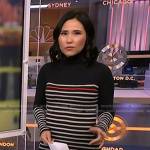 Vicky’s striped knit dress on NBC News Daily