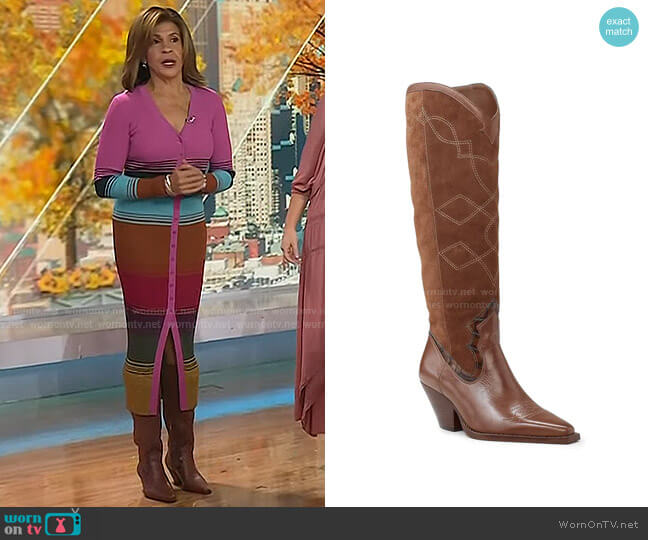 Vince Camuto Nedema Pointed Western Boot worn by Hoda Kotb on Today