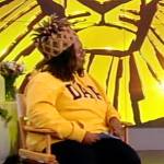 Whoopie’s yellow Dap hoodie on The View