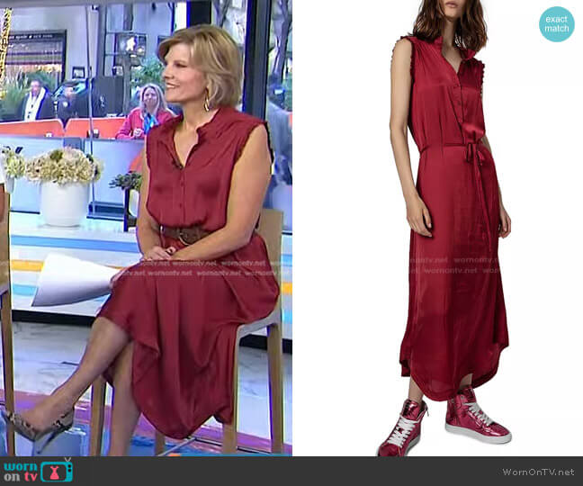 Zadig & Voltaire Raos Dress worn by Kate Snow on Today
