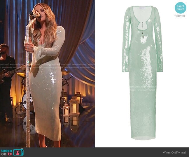 16Arlington Solaria Dress worn by Carly Pearce on The Voice