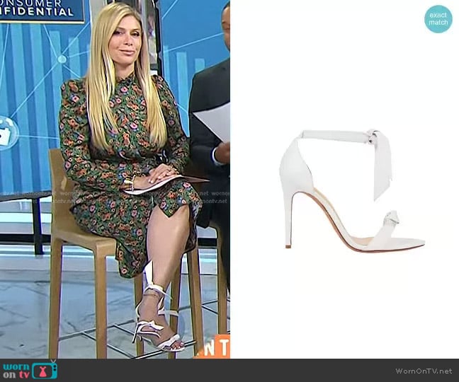 Alexandre Birman Clarita Leather Sandals worn by Jill Martin on Today