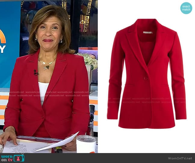 WornOnTV: Hoda’s red blazer on Today | Hoda Kotb | Clothes and Wardrobe ...