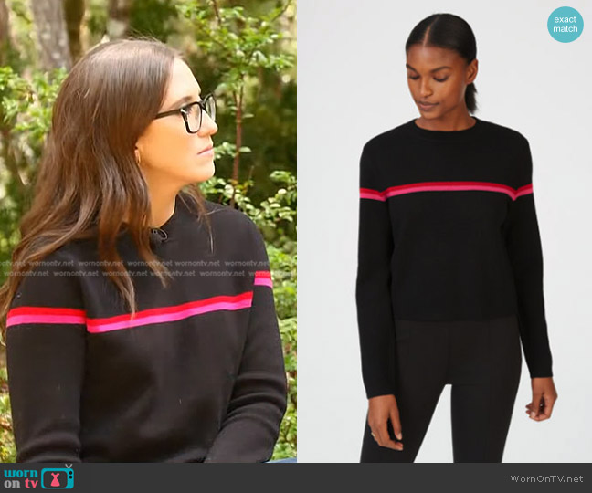 Club Monaco Juplin Sweater  worn by Savannah Sellers on Today