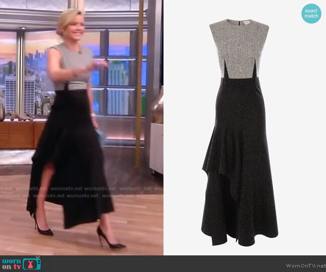 WornOnTV: Sara’s two-tone dress on The View | Sara Haines | Clothes and ...