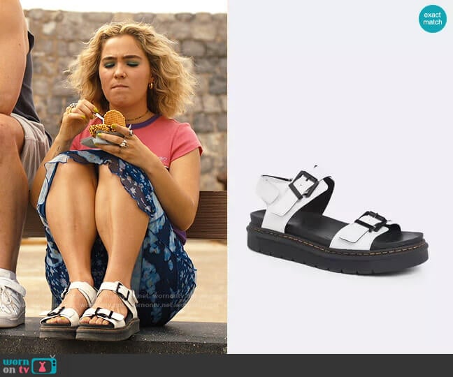 Dunnes Stores Chunky Buckle Sandal worn by Portia (Haley Lu Richardson) on The White Lotus