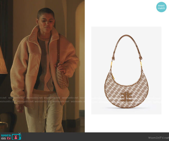 Miu Miu Wander Matelassé Hobo Bag in Mint Green worn by Julien Calloway  (Jordan Alexander) as seen in Gossip Girl (S02E04)