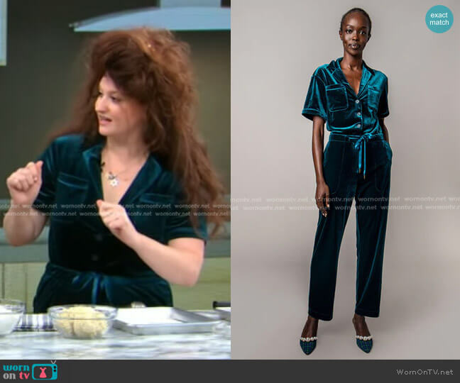 Rachel Antonoff Jewel Jumpsuit worn by Caroline Schiff on Good Morning America