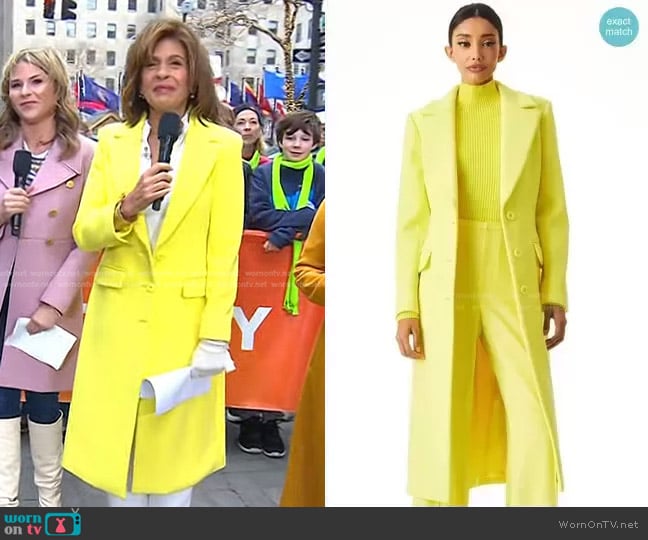 WornOnTV: Hoda’s yellow belted coat on Today | Hoda Kotb | Clothes and ...