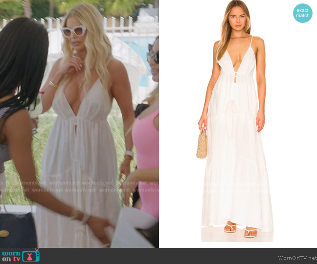 Just BEE Queen Duster Dress worn by Alexia Echevarria (Alexia Echevarria) on The Real Housewives of Miami