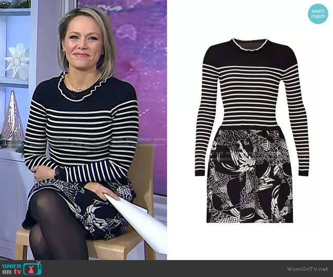 RED Valentino Maglia Dress worn by Dylan Dreyer on Today