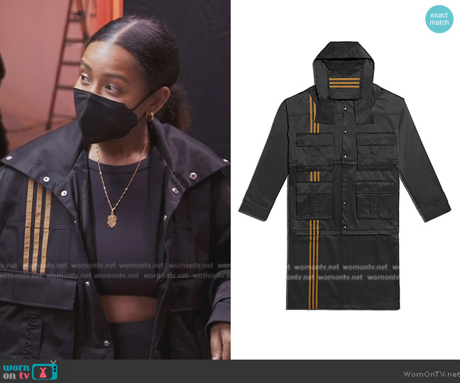 Adidas Ivy Park Convertible Jacket worn by Nye on The Real Housewives of Potomac