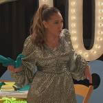 Alana’s leopard metallic dress on Ravens Home