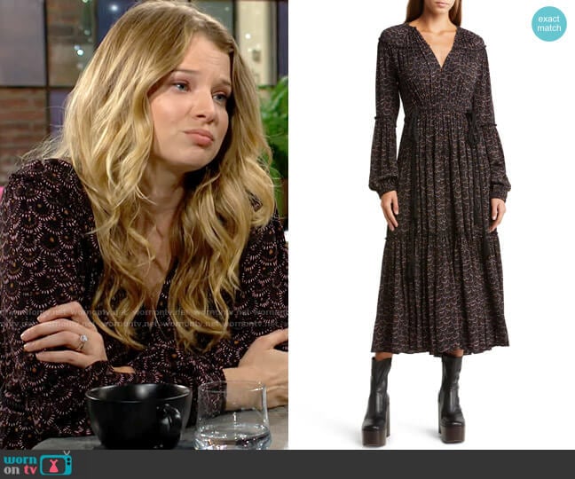 A.L.C. Joana Dress worn by Summer Newman (Allison Lanier) on The Young and the Restless