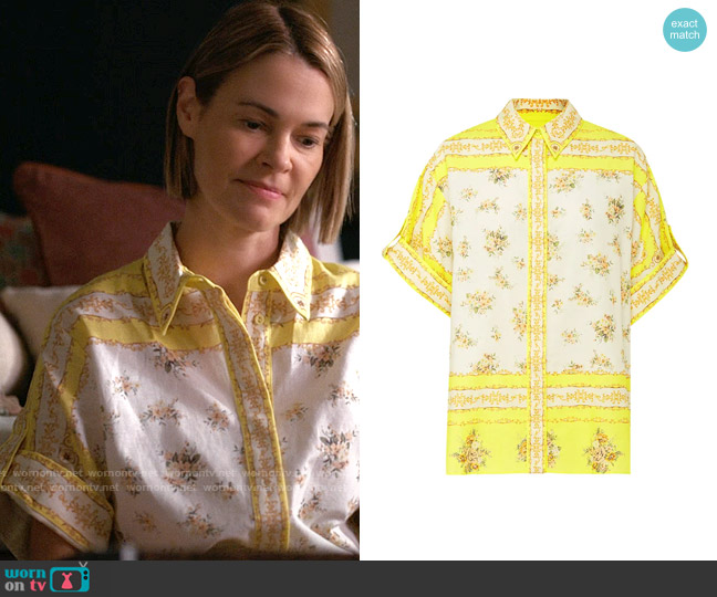 Alemais Catalina Shirt worn by Alice Pieszecki (Leisha Hailey) on The L Word Generation Q
