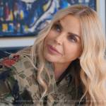 Alexia’s embroidered camo jacket on The Real Housewives of Miami