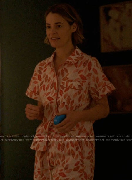 Alice's lips print pajamas on The L Word Generation Q