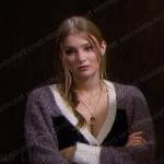 Allie’s black colorblock cardigan on Days of our Lives