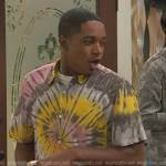 Booker’s tie dye print shirt on Ravens Home