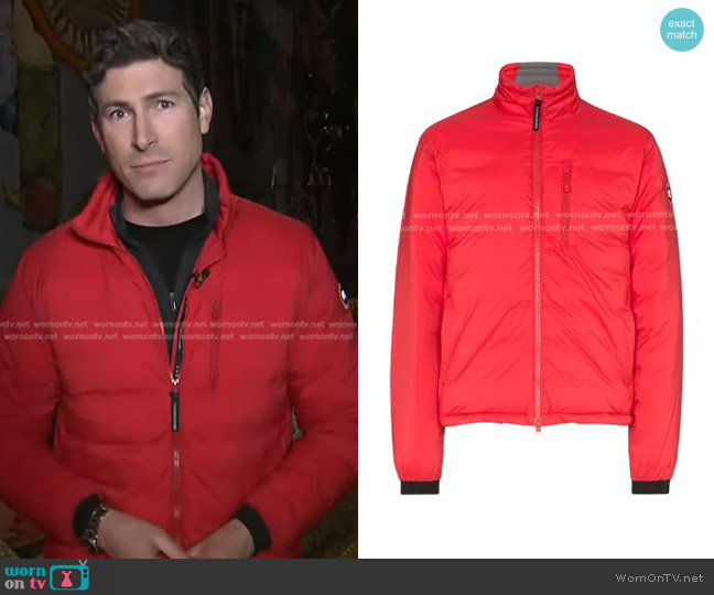  Lodge Padded Jacket Canada Goose worn by Sam Brock on Today