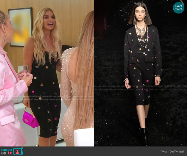 Chanel Embellished Jumpsuit worn by Alexia Echevarria (Alexia Echevarria) on The Real Housewives of Miami