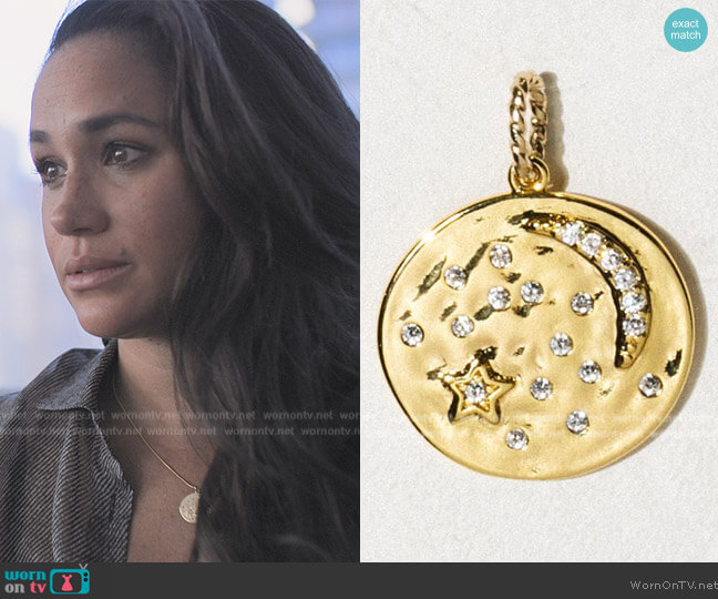 Child of Wild Astrology Necklace worn by Meghan Markle on Harry and Meghan